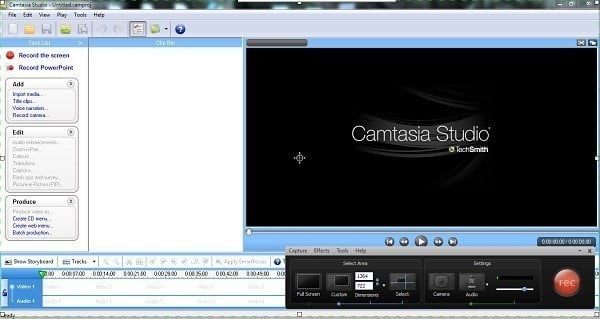صورة لـ أفضل البرامج لتسجيل فيديو من داخل الألعاب على الكمبيوتر لسنة 2023 | Camtasia Studio-DzTechs